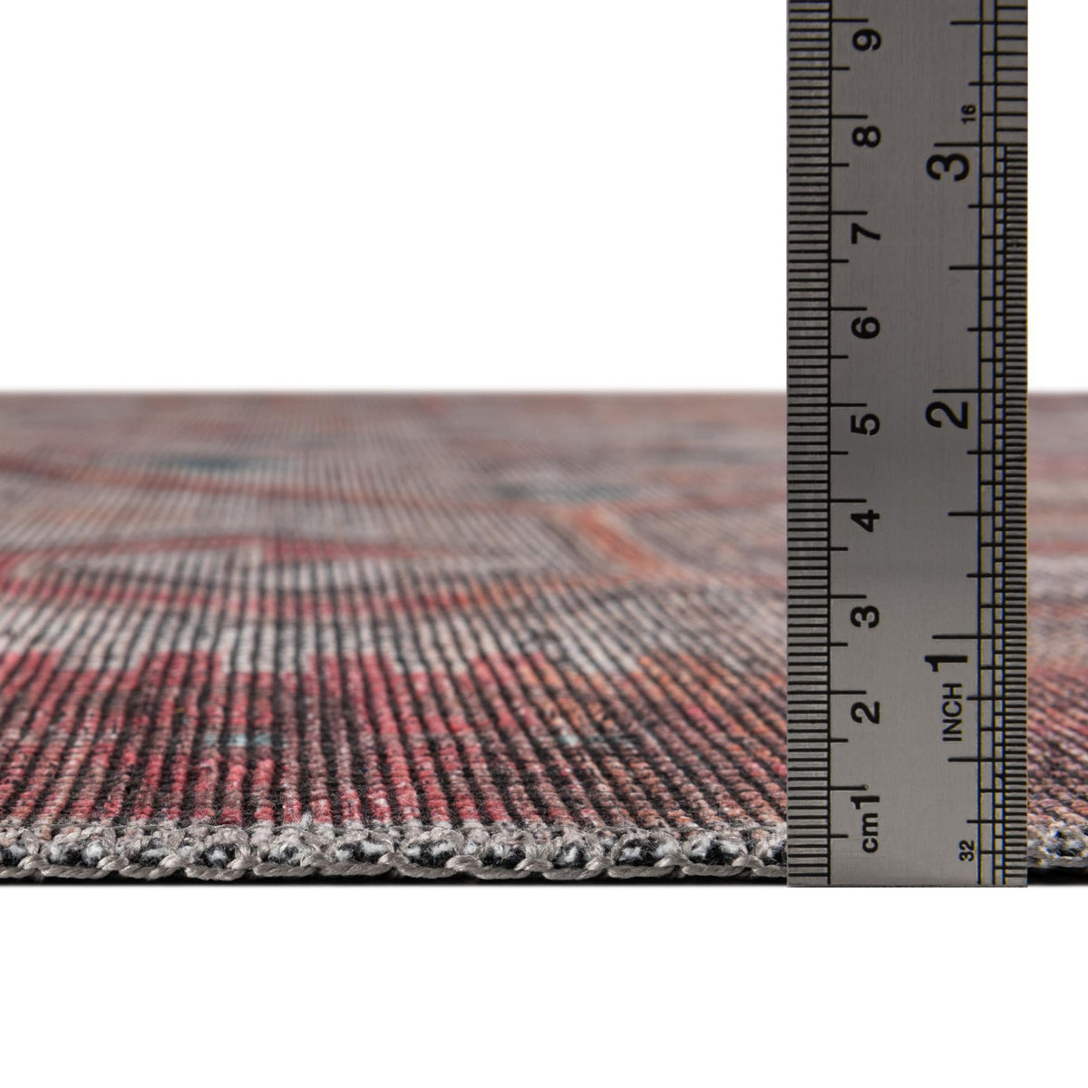 Mesa Modern Collection Area Rug -  Sonoran Rectangle Rust red and Beige  lifestyle 4