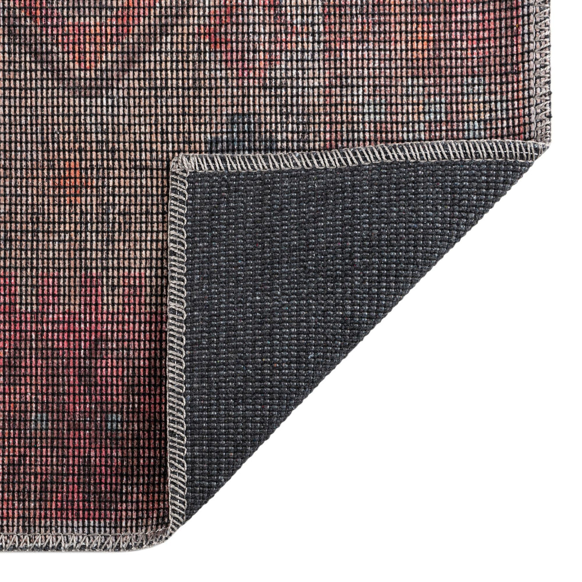 Mesa Modern Collection Area Rug -  Sonoran Rectangle Rust red and Beige  lifestyle 8