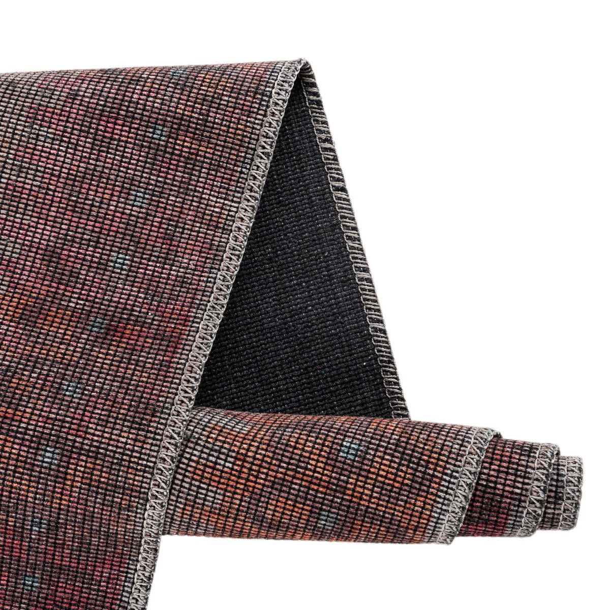 Mesa Modern Collection Area Rug -  Sonoran Rectangle Rust red and Beige  lifestyle 10