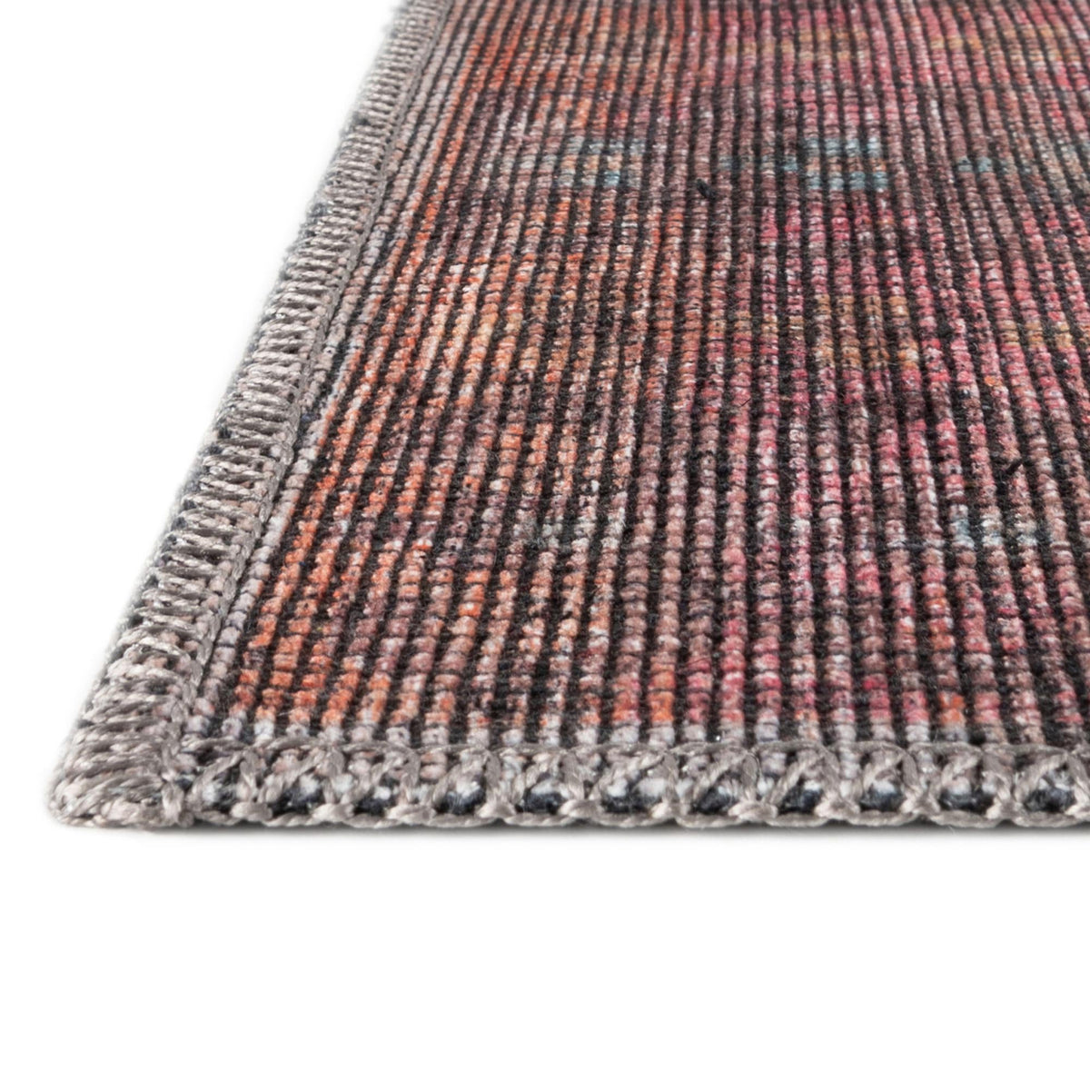 Mesa Modern Collection Area Rug -  Sonoran Octagon Rust red and Beige  lifestyle 37