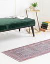 Mesa Modern Collection Area Rug -  Sonoran Runner Rust red and Beige  lifestyle 25