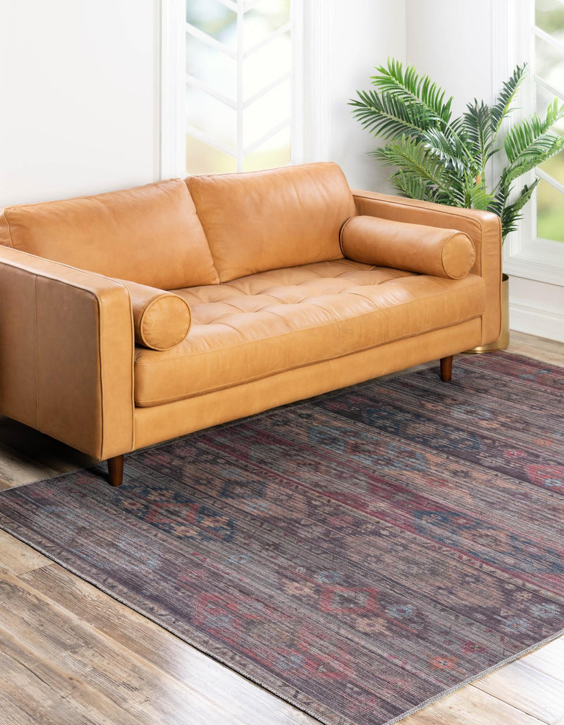 Mesa Modern Collection Area Rug -  Navajo Rectangle Multi  lifestyle 4