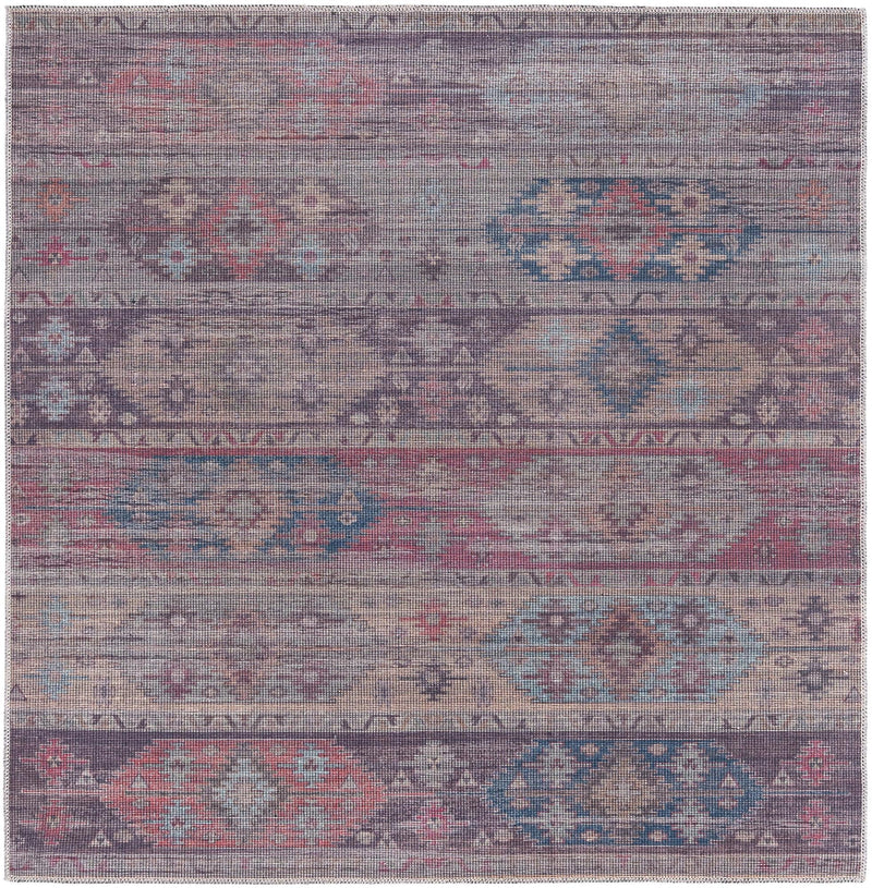 Mesa Modern Collection Area Rug -  Navajo Square Multi  lifestyle 15