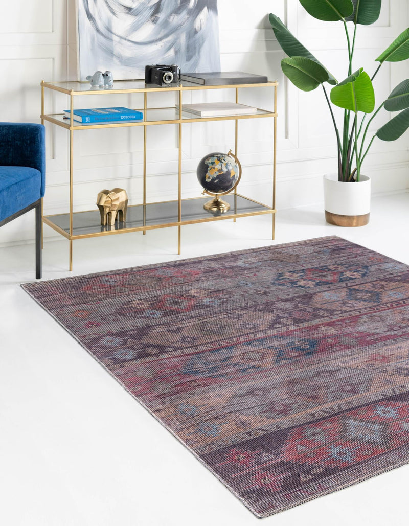 Mesa Modern Collection Area Rug -  Navajo Square Multi  lifestyle 23