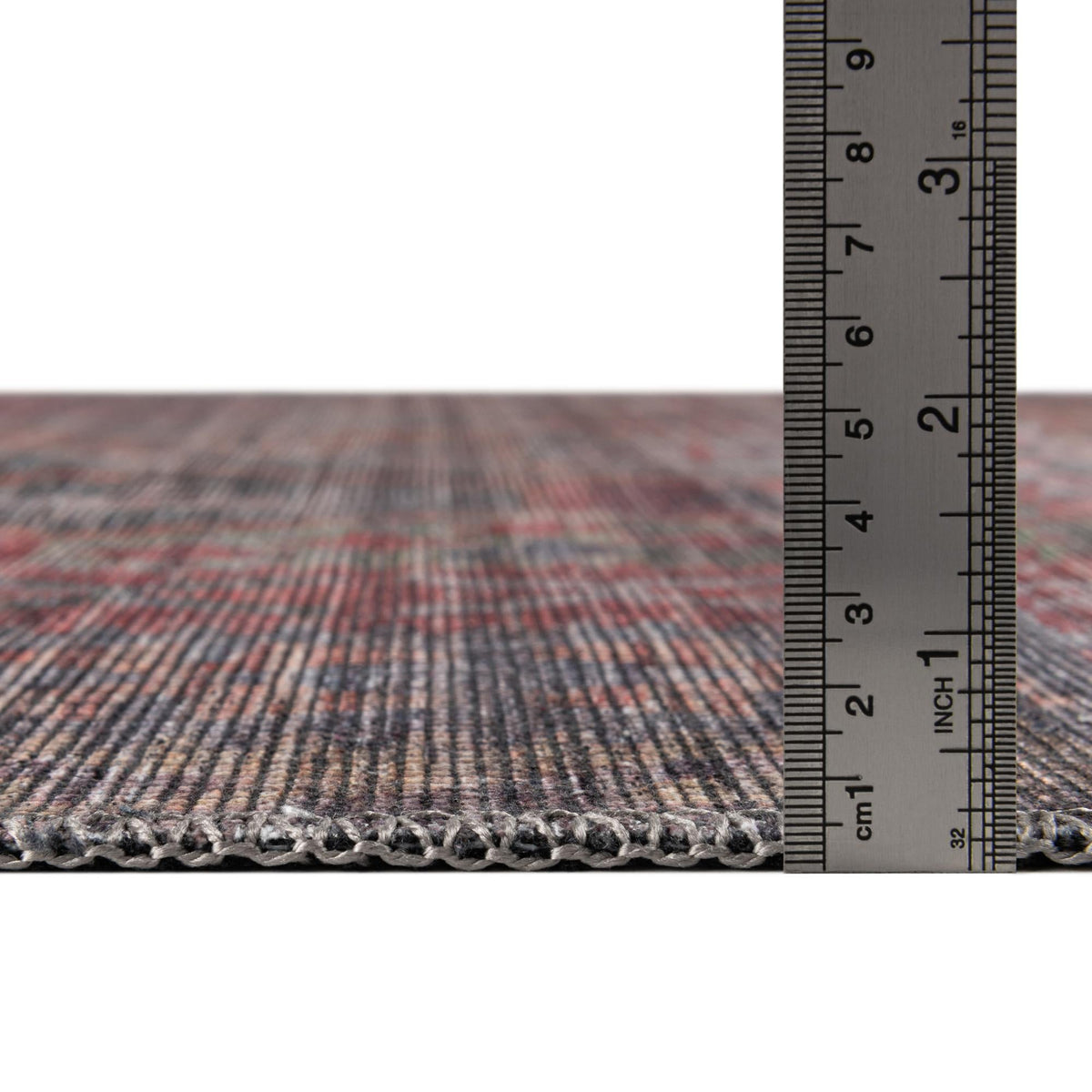 Mesa Modern Collection Area Rug -  Hualapai Rectangle Rust Blue  lifestyle 6