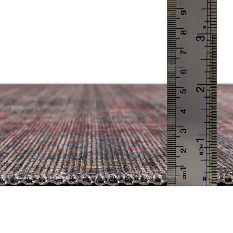 Mesa Modern Collection Area Rug -  Hualapai Rectangle Rust Blue  lifestyle 6