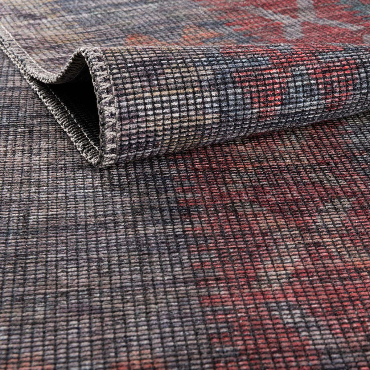 Mesa Modern Collection Area Rug -  Hualapai Rectangle Rust Blue  lifestyle 7