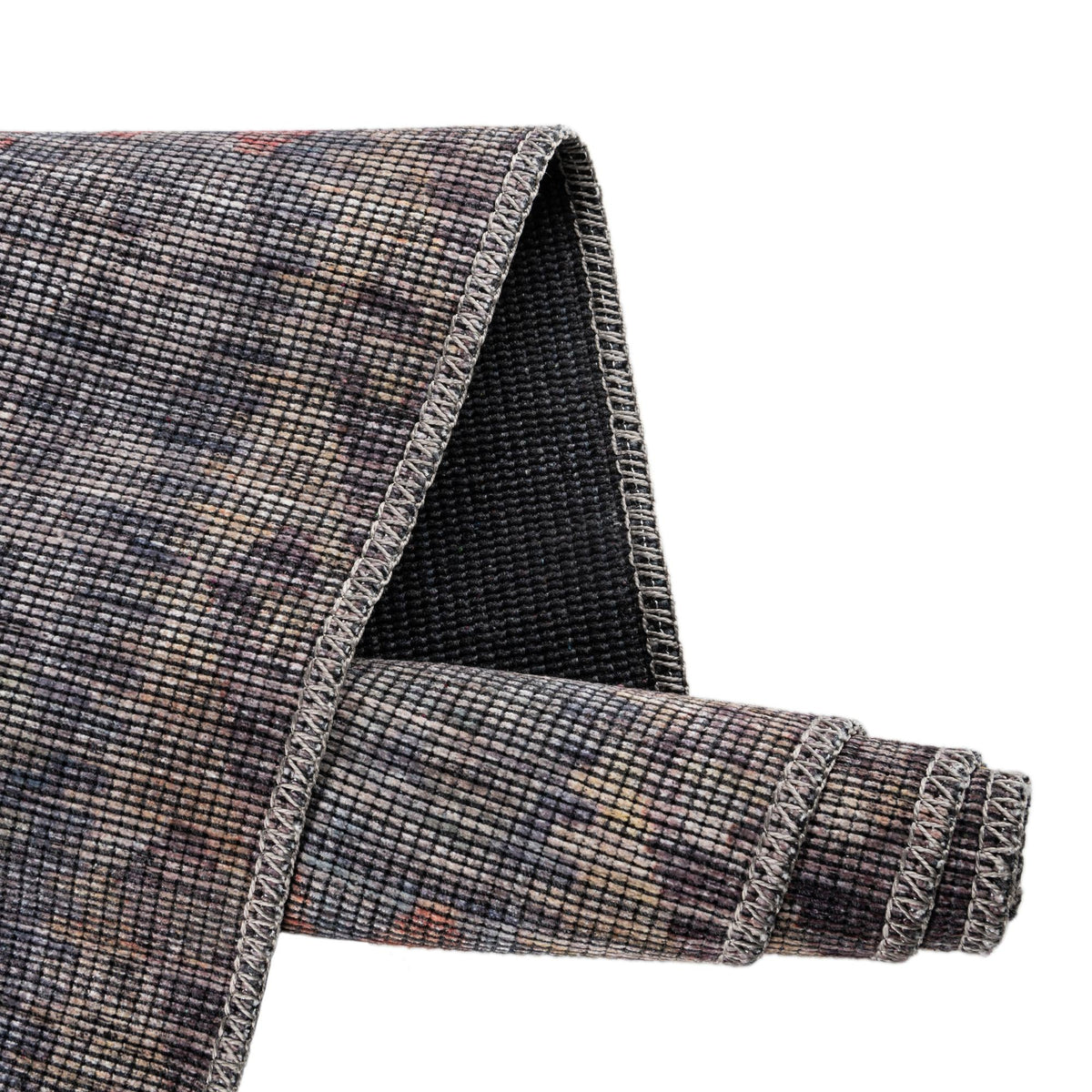 Mesa Modern Collection Area Rug -  Hualapai Rectangle Rust Blue  lifestyle 12