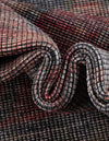 Mesa Modern Collection Area Rug -  Hualapai Round Rust Blue  lifestyle 43