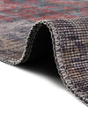Mesa Modern Collection Area Rug -  Hualapai Round Rust Blue  lifestyle 51