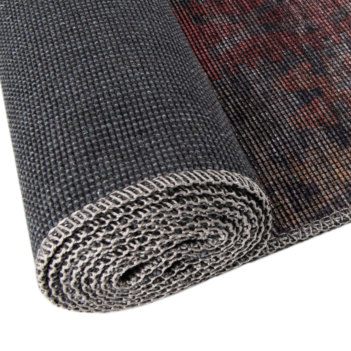 Mesa Modern Collection Area Rug -  Hualapai Octagon Rust Blue  lifestyle 60
