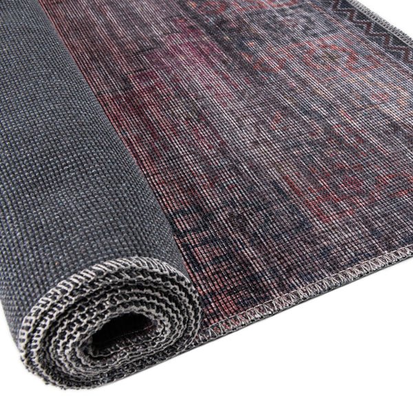 Mesa Modern Collection Area Rug -  Taos Rectangle Antique Blue  lifestyle 11