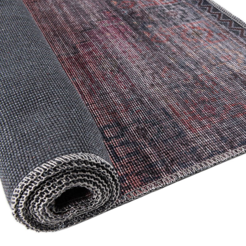 Mesa Modern Collection Area Rug -  Taos Rectangle Antique Blue  lifestyle 11