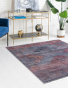 Mesa Modern Collection Area Rug -  Taos Square Antique Blue  lifestyle 22