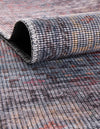 Mesa Modern Collection Area Rug -  Taos Round Antique Blue  lifestyle 32