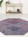 Mesa Modern Collection Area Rug -  Taos Octagon Antique Blue  lifestyle 20