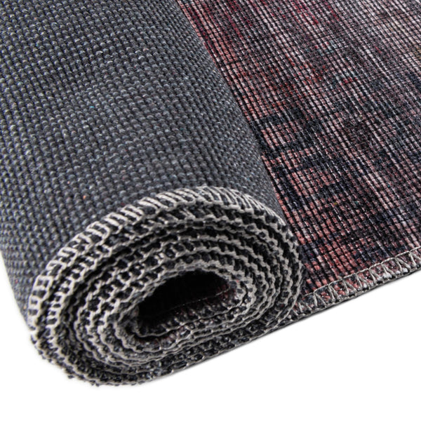 Mesa Modern Collection Area Rug -  Taos Octagon Antique Blue  lifestyle 57