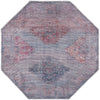Mesa Modern Collection Area Rug -  Taos Octagon Antique Blue  lifestyle 16