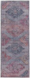 Mesa Modern Collection Area Rug -  Taos Runner Antique Blue  lifestyle 17