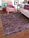 Mesa Modern Collection Area Rug -  Arroyo Rectangle Terracotta  lifestyle 2