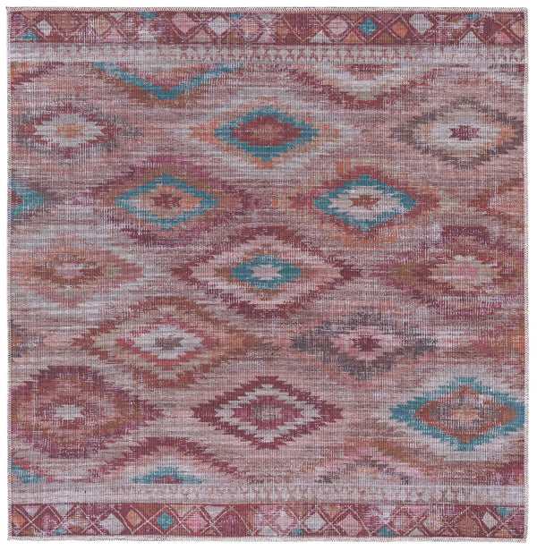 Mesa Modern Collection Area Rug -  Arroyo Square Terracotta  lifestyle 14