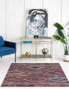 Mesa Modern Collection Area Rug -  Arroyo Square Terracotta  lifestyle 18