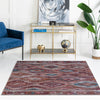 Mesa Modern Collection Area Rug -  Arroyo Square Terracotta  lifestyle 68