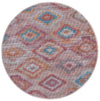 Mesa Modern Collection Area Rug -  Arroyo Round Terracotta  lifestyle 15