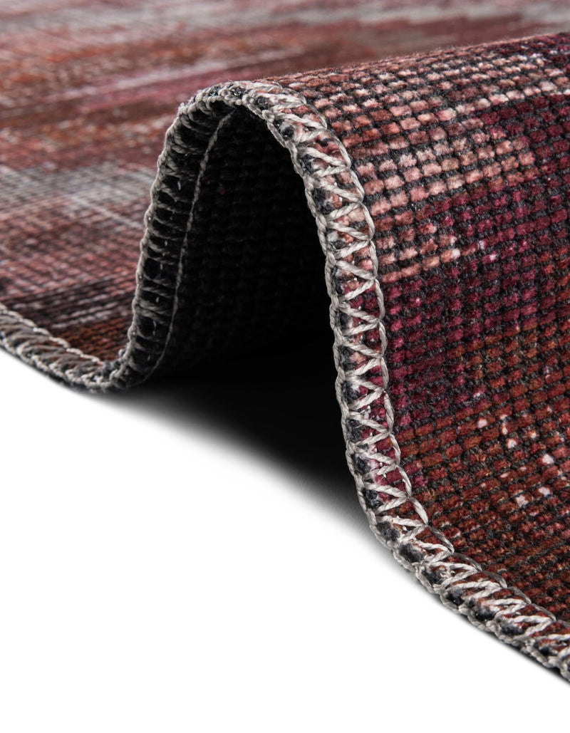Mesa Modern Collection Area Rug -  Arroyo Round Terracotta  lifestyle 49