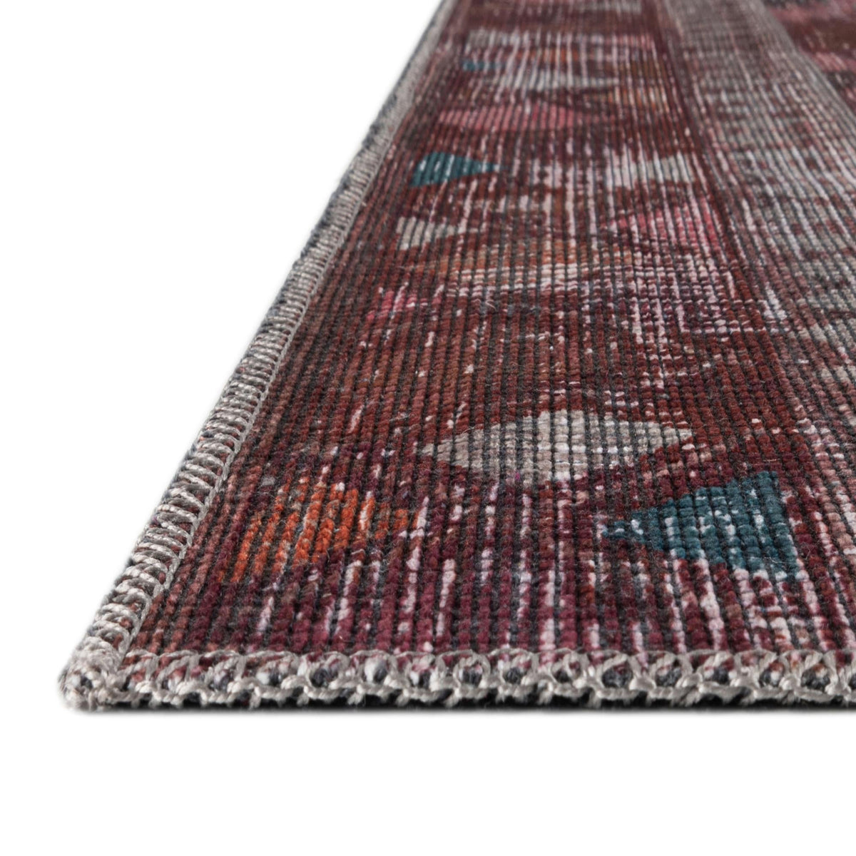 Mesa Modern Collection Area Rug -  Arroyo Octagon Terracotta  lifestyle 38
