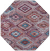 Mesa Modern Collection Area Rug -  Arroyo Octagon Terracotta  lifestyle 16