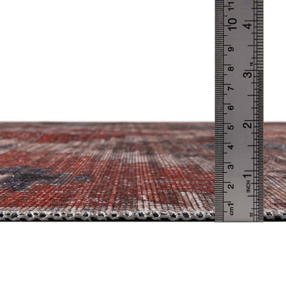 Mesa Modern Collection Area Rug -  Pueblo Rectangle Rust red and Beige  lifestyle 4