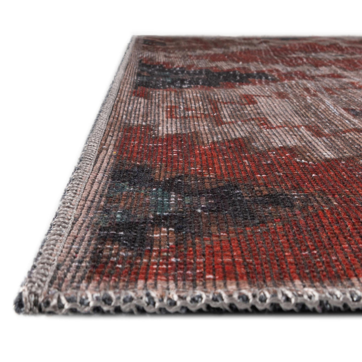 Mesa Modern Collection Area Rug -  Pueblo Rectangle Rust red and Beige  lifestyle 6