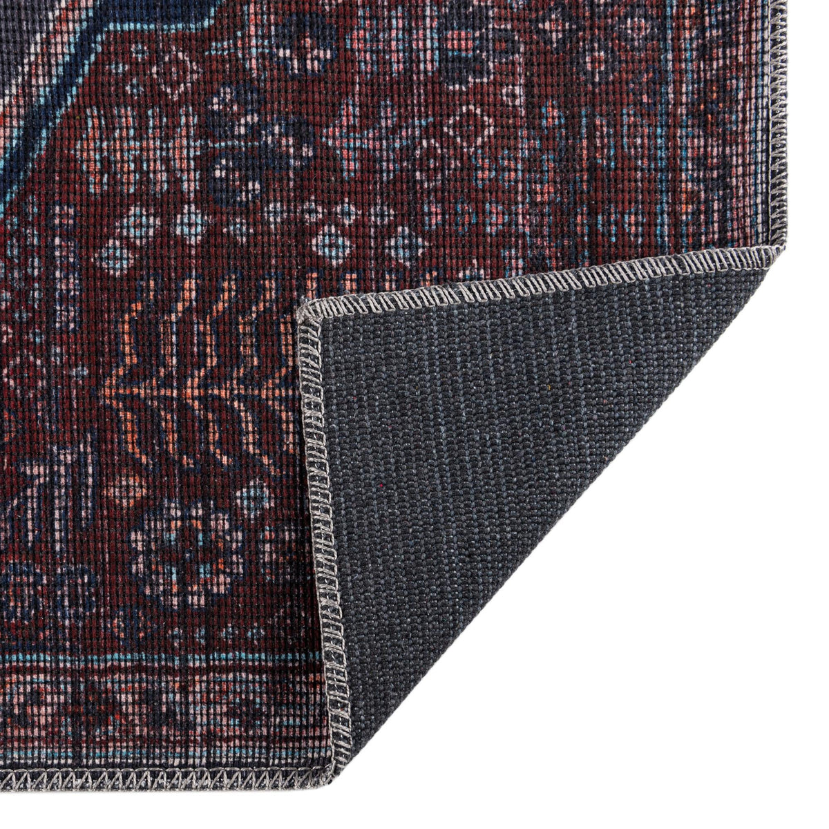 Mesa Modern Collection Area Rug -  Chaparral Rectangle Charcoal and Gray  lifestyle 8