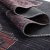 Mesa Modern Collection Area Rug -  Chaparral Rectangle Charcoal and Gray  lifestyle 12