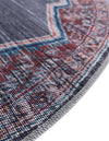 Mesa Modern Collection Area Rug -  Chaparral Round Charcoal and Gray  lifestyle 37
