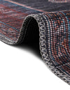 Mesa Modern Collection Area Rug -  Chaparral Round Charcoal and Gray  lifestyle 49