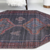 Mesa Modern Collection Area Rug -  Chaparral Octagon Charcoal and Gray  lifestyle 73