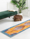 Heritage Elegance Collection Area Rug -  Winterthur (Orange) Runner Orange  lifestyle 24