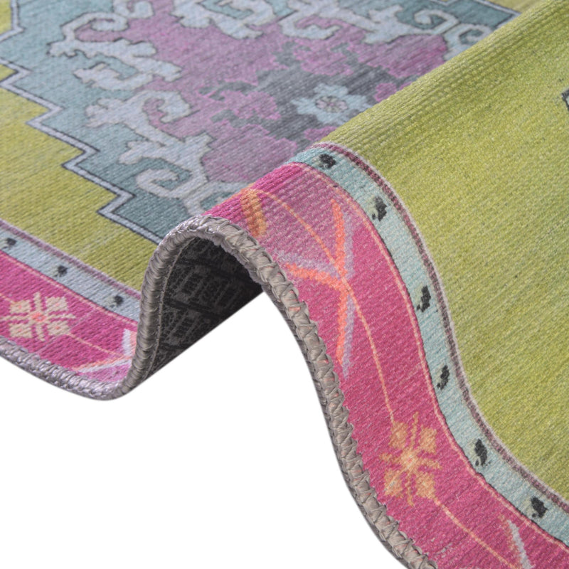 Heritage Elegance Collection Area Rug -  Winterthur (Green) Oval Green  lifestyle 53