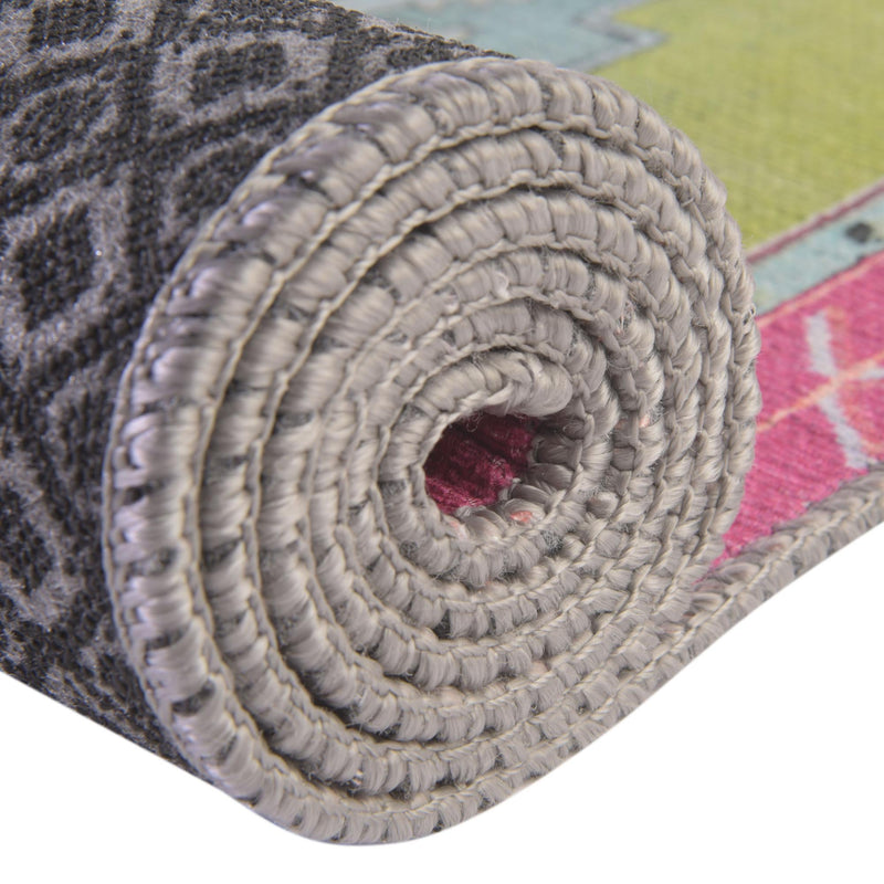 Heritage Elegance Collection Area Rug -  Winterthur (Green) Oval Green  lifestyle 63