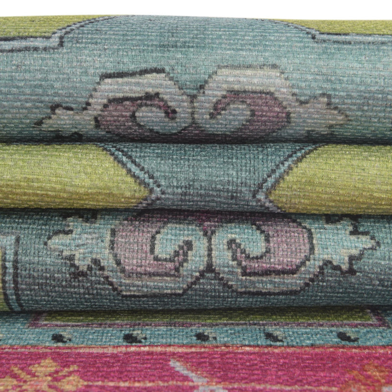 Heritage Elegance Collection Area Rug -  Winterthur (Green) Oval Green  lifestyle 73
