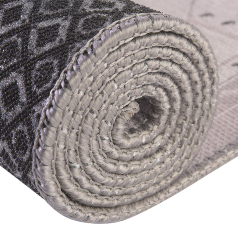 Heritage Elegance Collection Area Rug -  Winterthur (white Gray) Rectangle white Gray  lifestyle 11