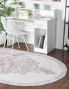 Heritage Elegance Collection Area Rug -  Winterthur (white Gray) Oval white Gray  lifestyle 26