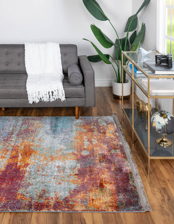 Arcadia Rugs Collection Area Rug -  Avalon Rectangle Multi  lifestyle 2