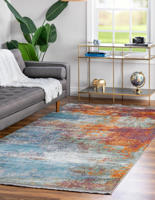 Arcadia Rugs Collection Area Rug -  Avalon Rectangle Multi  lifestyle 4