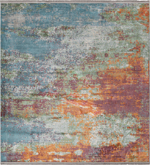 Arcadia Rugs Collection Area Rug -  Avalon Square Multi  lifestyle 16