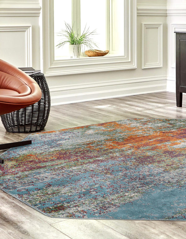 Arcadia Rugs Collection Area Rug -  Avalon Octagon Multi  lifestyle 28