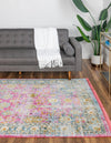 Arcadia Rugs Collection Area Rug -  Shangri-La Rectangle Pink  lifestyle 2