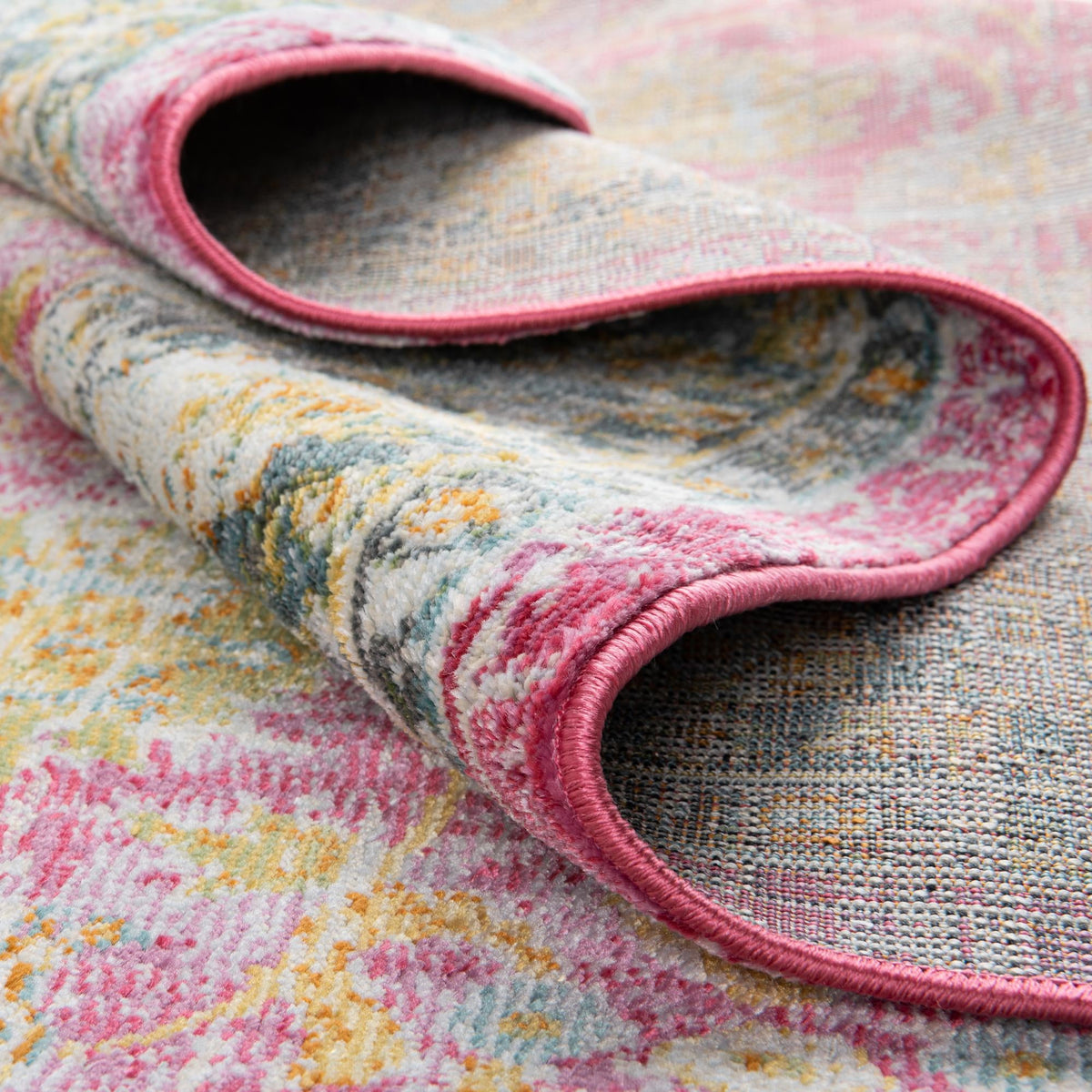 Arcadia Rugs Collection Area Rug -  Shangri-La Rectangle Pink  lifestyle 13
